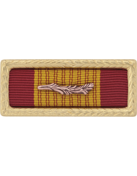 Vietnam Cross Of Gallantry Ribbon with frame and bar