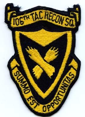 106th Tactical Air Command Reconnaissance Squadron Patch