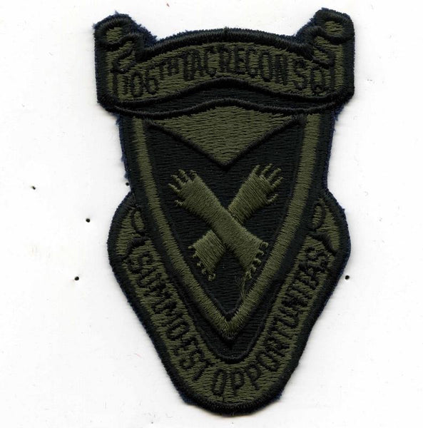 106th Tactical Reconnaissance Squadron Subdued Patch