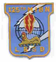 125th Military Intelligence Patch (LRSD Bn.) - Saunders Military Insignia