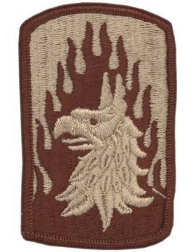 12th Aviation Brigade Desert Cloth Patch