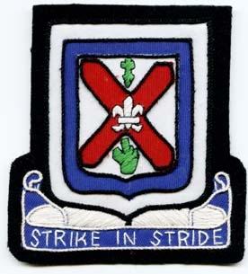 154th Armored Infantry Battalion, Custom made Cloth Patch