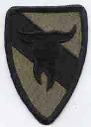 163rd Armored Cavalry Regiment Subdued patch