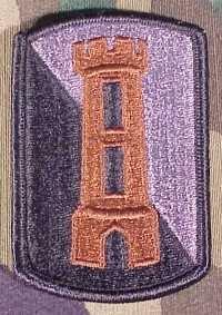 168th Engineer Brigade Army ACU Patch with Velcro