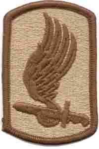 173rd Airborne Brigade Desert Cloth Patch