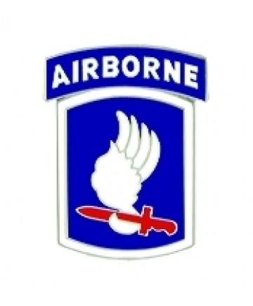 173rd Airborne Brigade metal hat pin