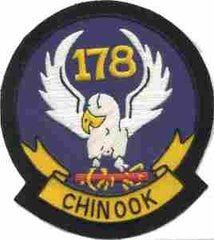 178th Aviation Company Custom made Cloth Patch - Saunders Military Insignia