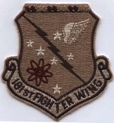 181st Fighter Squadron Patch In Desert Subdued