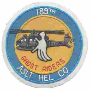 189th Aviation Ghost Helicopert Company, Full Color Patch