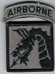 18th Airborne Corps with Tab Army ACU Patch with Velcro