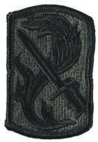 198th Infantry Brigade Army ACU Patch with Velcro
