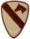 1st Cavalry Division Patch, Desert subdued