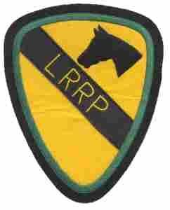 1st Cavalry Long Range Reconnaissance Patrol Patch, Handmade