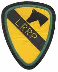 1st Cavalry Long Range Reconnaissance Patrol Patch, Handmade - Saunders Military Insignia
