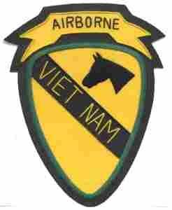 1st Cavalry Vietnam, Airborne Full Color Patch