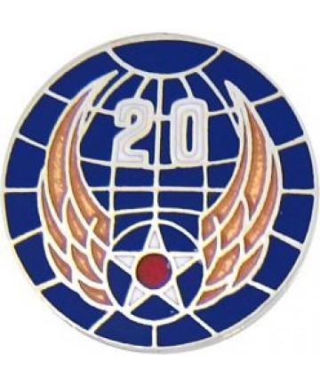 20th Air Force metal hat pin - Saunders Military Insignia