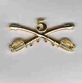 5th Cavalry Cap badge