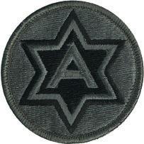 6th Army Army ACU Patch with Velcro