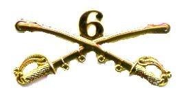 6th Cavalry Cap badge