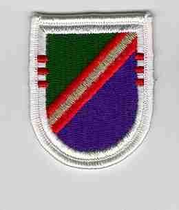75th Ranger 3rd Battalion, Beret Flash - Saunders Military Insignia