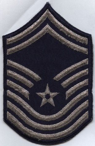 Air Force Silver Metal Engraved Nametag, Rank & Insignia, Military