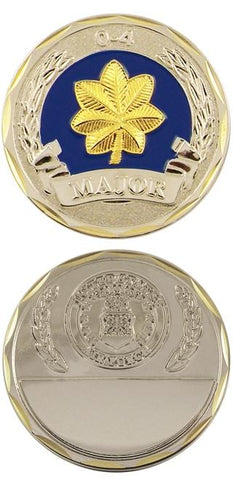 Air Force Major rank collectible coin - Saunders Military Insignia