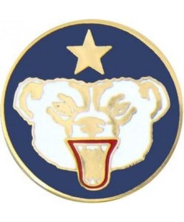 Alaska Defense Command metal hat pin