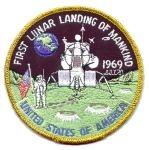 APOLLO 11 1ST LUNAR Patch, 4 inch - Saunders Military Insignia