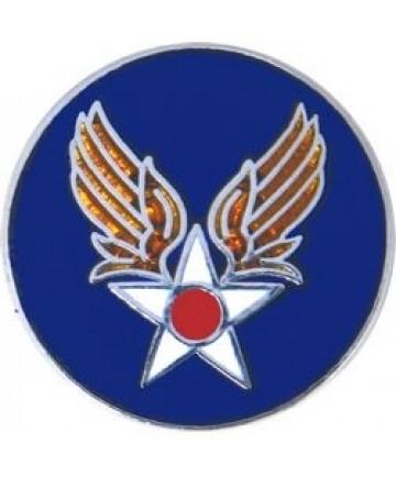 Army Air Force metal hat pin