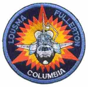 COLUMBIA 3 82 cloth patch