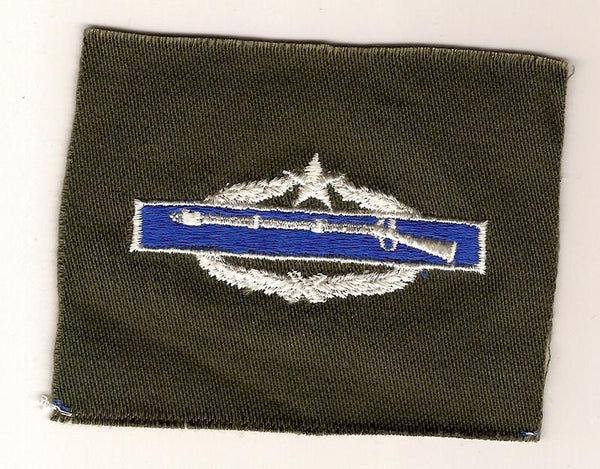 Combat Infantry Second Award Sew On Cloth Badge Green Saunders Military Insignia Combat Infantry Second Award Sew On Cloth Badge Green Saunders Military Insignia