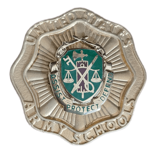 Foreign Student Military Police Badge Saunders Military Insignia