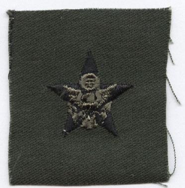 General staff, Subdued Cloth Patch - Saunders Military Insignia