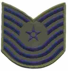 USAF E-8 FIRST SERGEANT METAL CHEVRONS