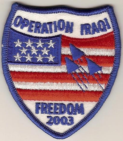 Operation Iraqi Freedom Custom made Cloth Patch