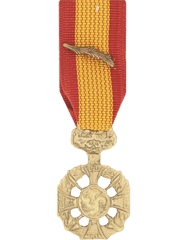 RVN Vietnam Cross Gallantry with palm miniature medal - Saunders Military Insignia