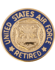 US Air Force logo metal hat pin - Saunders Military Insignia