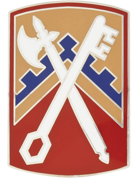 16th Sustainment Brigade Combat Service Identification Badge for US Army Dress Blue Uniform