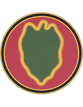 US Army 24th Infantry CSIB Combat Service Badge