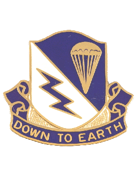 US Army 507th Airborne Infantry Regiment unit crest - Saunders Military Insignia
