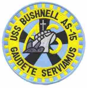 USS Bushnell AS15 Navy Submarine Tender Patch - Saunders Military Insignia