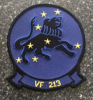 VF 213 Black Lions US Navy Patch Old Design - Saunders Military
