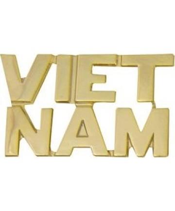 Vietnam Letters metal pin