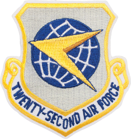 22nd Air Force Shield Patch