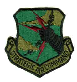 Strategic Air Command Subdued Patch
