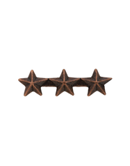 Bronze Star 3 stars on a bar Ribbon Device