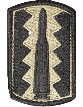 Uniform Patch with geometric design on a black background