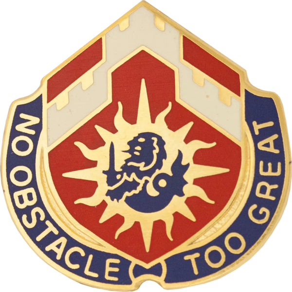 648th Engineer Battalion California National Guard Unit Crest - No Obstacle Too Great