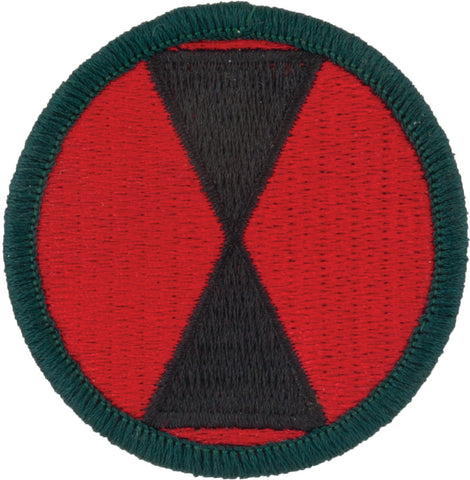 7th Infantry Division Full Color Patch