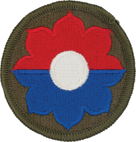 9th Infantry Division full color patch